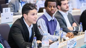 Ozer Sahoglu bij het European Economic and Social Committee.