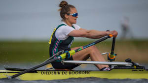 Lo&iuml;s Hoexum op het NK