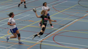 Marinde van Dijk during (another) handball match