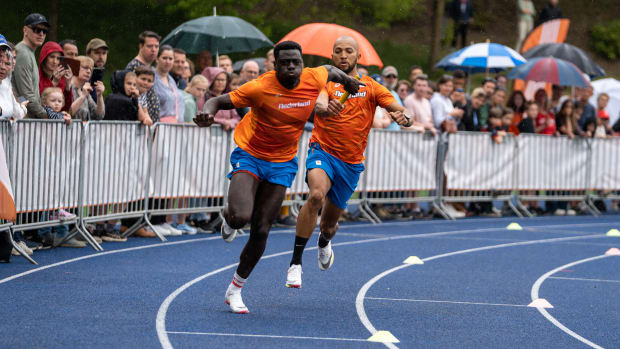 UvA-student Elvis Afrifa geselecteerd voor estafetteploeg op WK Atletiek  