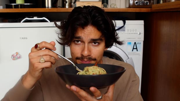 Cooking with Ro | &lsquo;This vegetarian version of pasta carbonara is finished within ten minutes&rsquo;