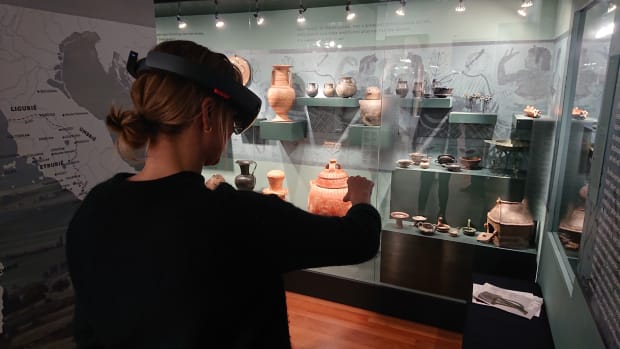 Hololens van UvA-archeologen brengt vondsten tot leven