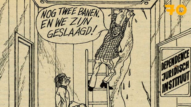 Folia 70: onder werktijd behangen bij de ouders van je baas