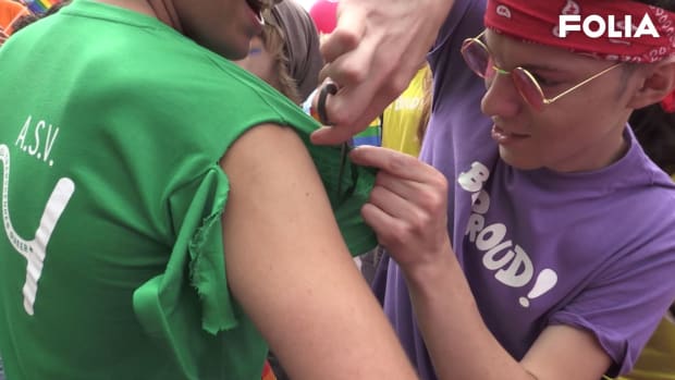 Video | Mee met de boot van A.S.V.Gay tijdens de Canal Parade