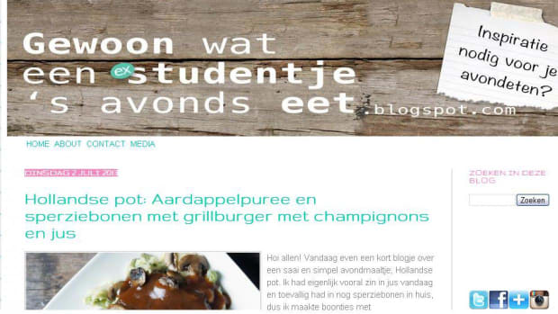 Facebookhit: 'Gewoon wat een studentje 's avonds eet'