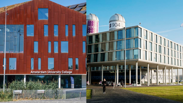 Het AUC (links) en de FNWI (rechts) zoeker elk een nieuwe baas.