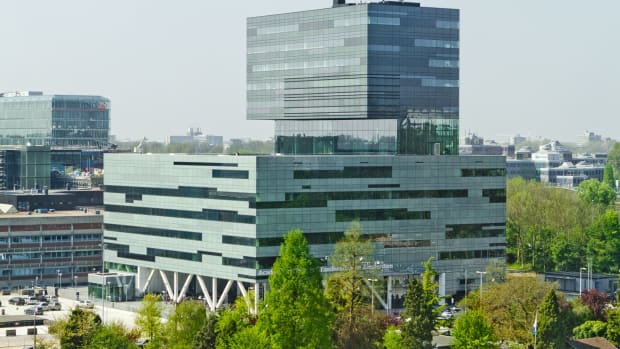Het gebouw van Acta aan de Zuidas.