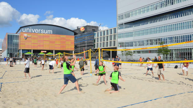 Sporters bij het USC