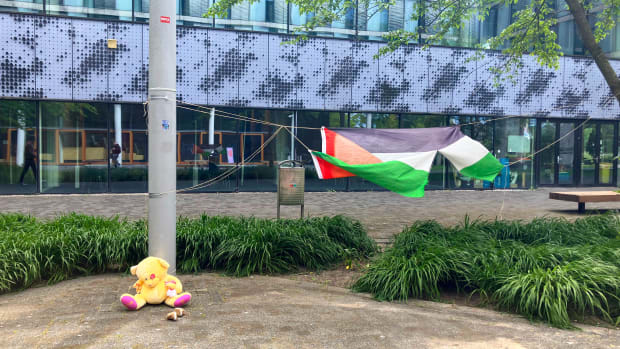 Sit-in bij Science Park.