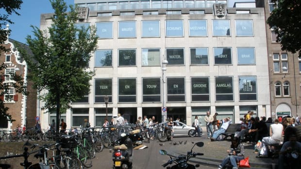 The former building of the University Library at Singel.