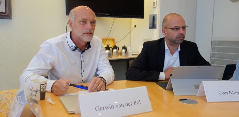 Het voorlopige COR-bestuur: Gerwin van der Pol en Cees Kleverlaan
