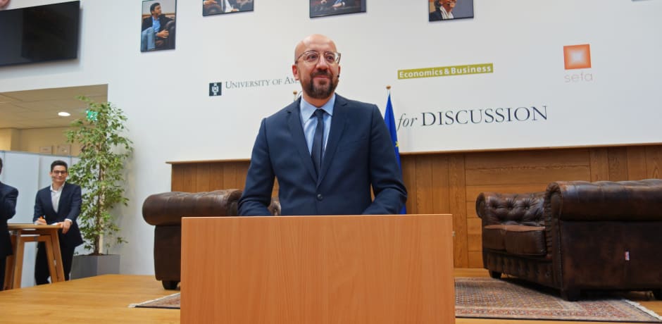 Charles Michel, voorzitter van de Europese Raad