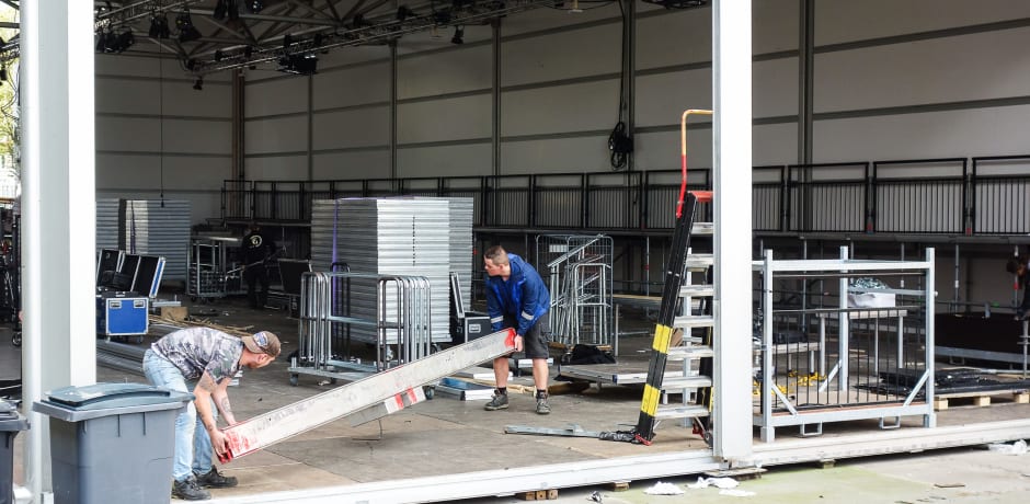 Het interieur is al ingepakt