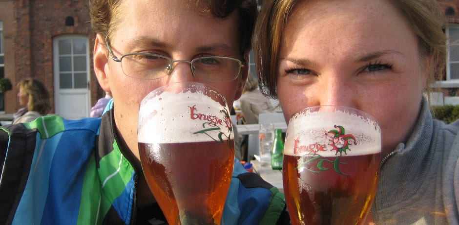 Thijs en Mathilde in 2008