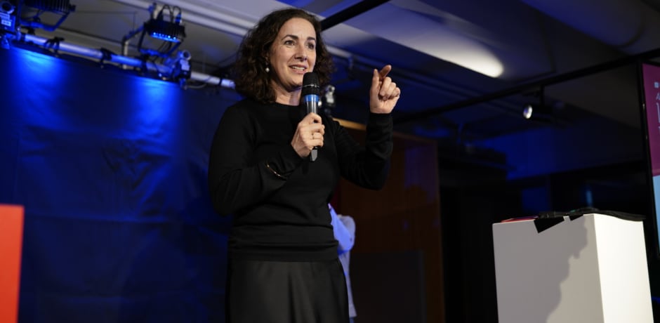 Burgemeester Femke Halsema bij de opening van de Amsterdam Law Hub