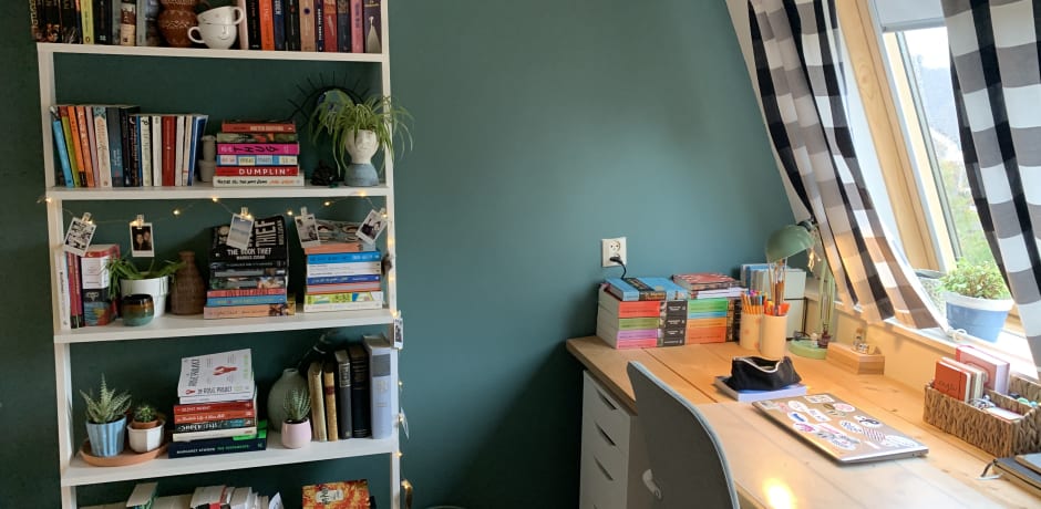 Eva's studieplek