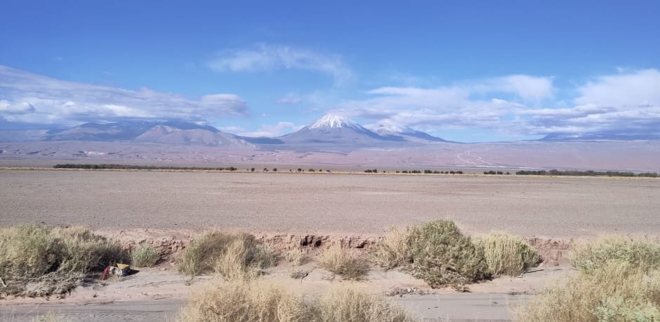 The sweeping views of the Salar de Atacama, Chile's largest salt lake 