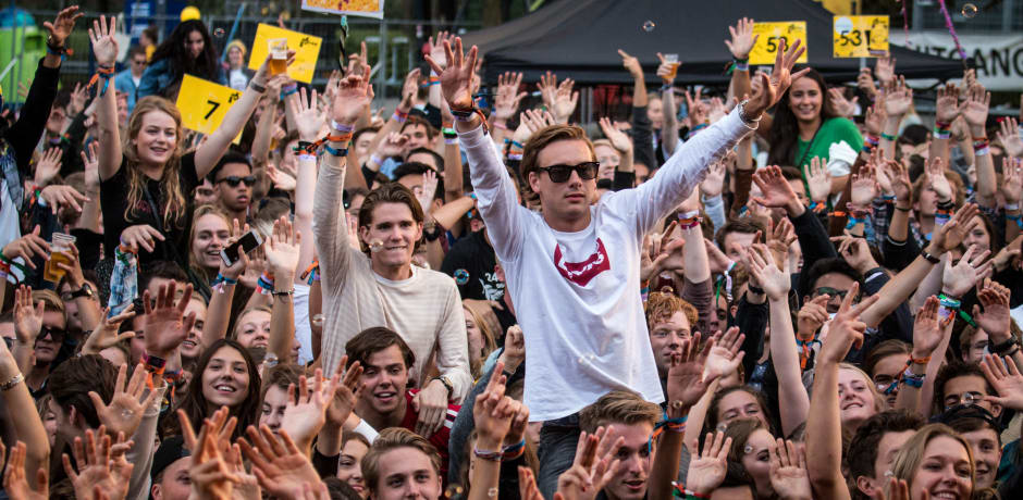 Festival op de Intreeweek in 2018.