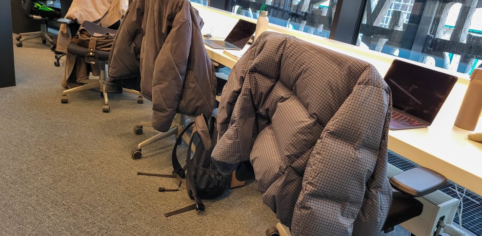 Studieplekken worden veelvuldig op deze manier gereserveerd