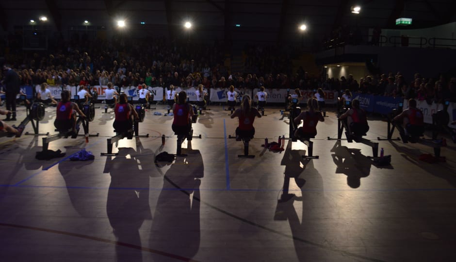 Sk&oslash;llies tijdens het NK Indoor
