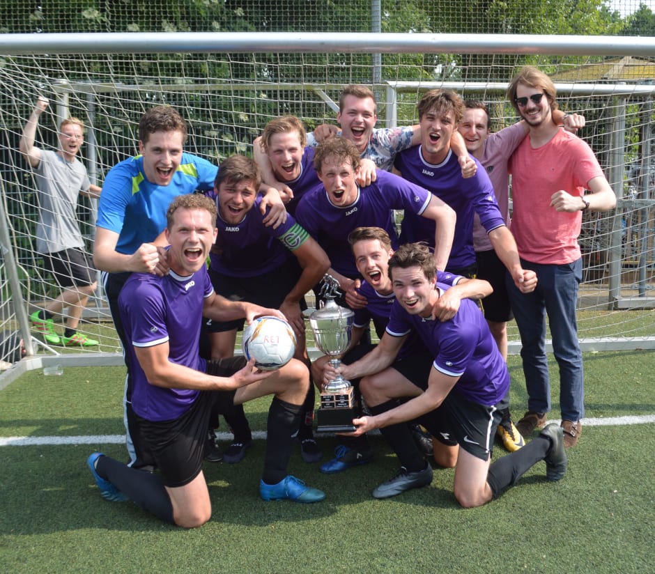 Het winnende team: Purkrabbers 