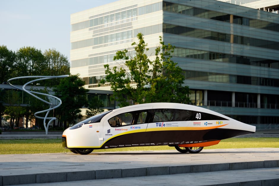 De 'Stella Vie', een van de creaties van Solar Team Eindhoven