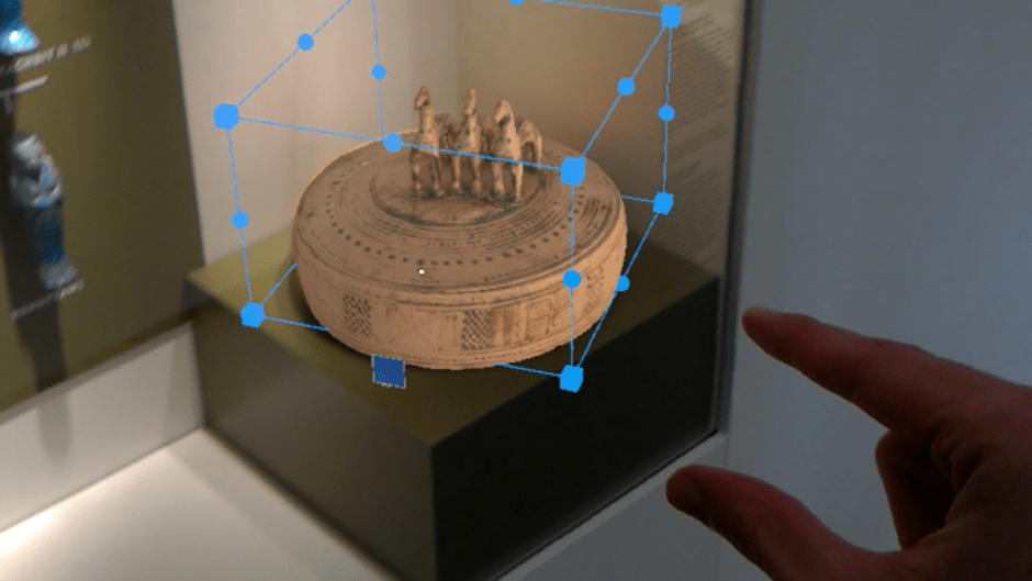 De pixis gezien door de hololens