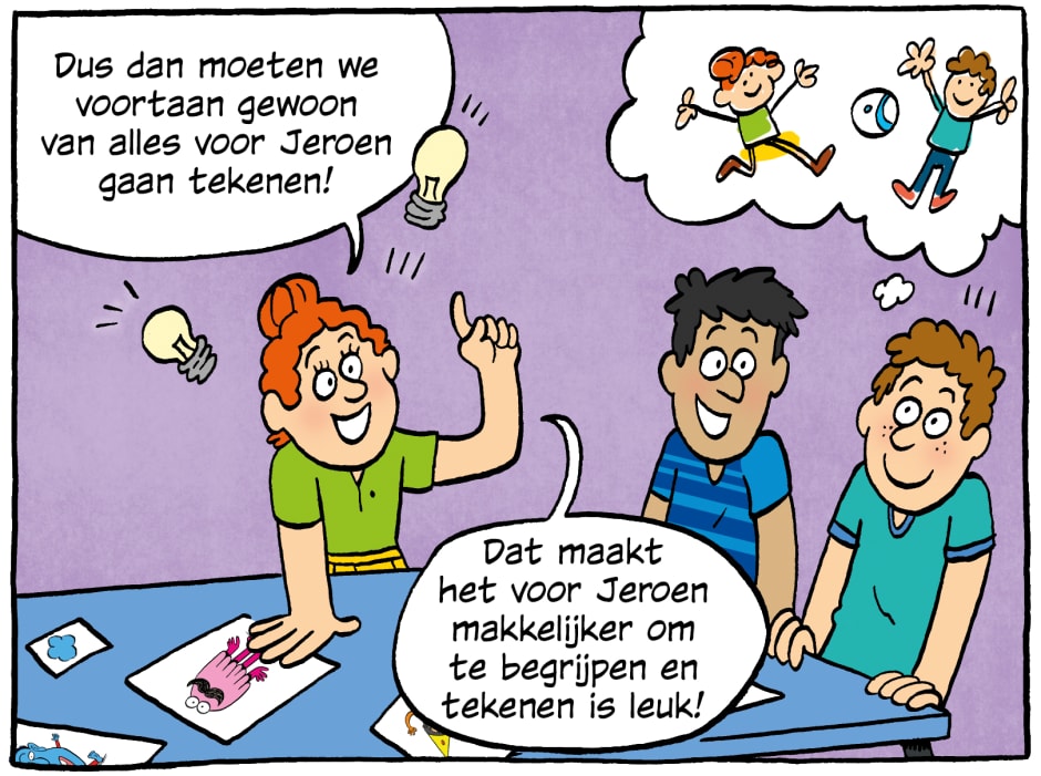 Beeld uit stripboek 'Het grote TOS mysterie'