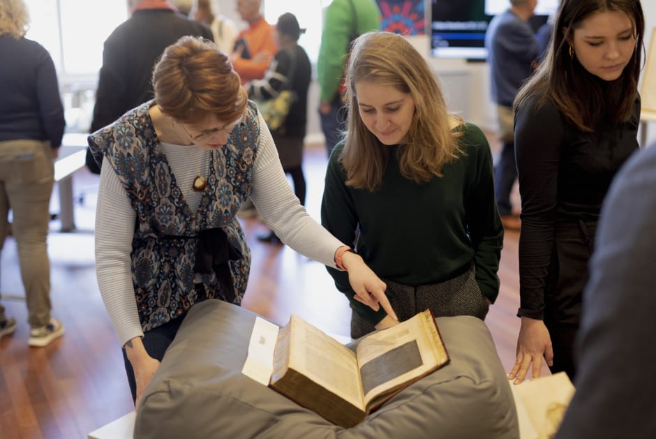 Bezoekers in de Bijzondere Collecties