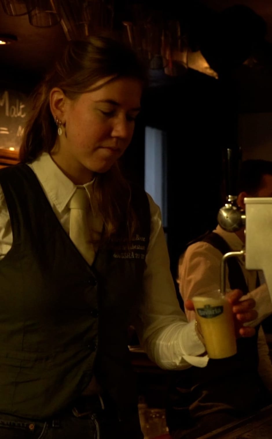 A beer is being tapped at SSRA