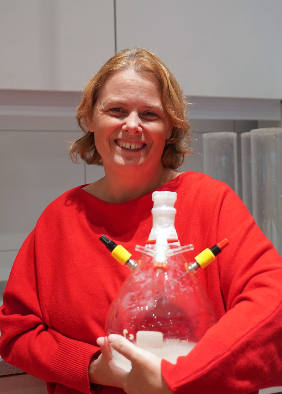 Annemieke Petrignani met kolf