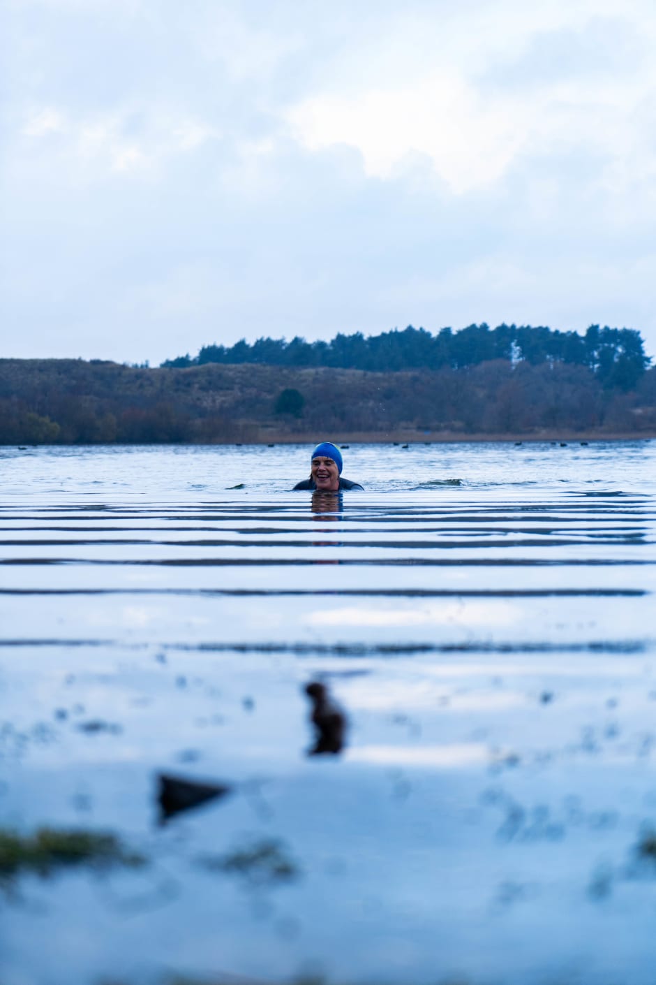 Marieke de Goede in het water