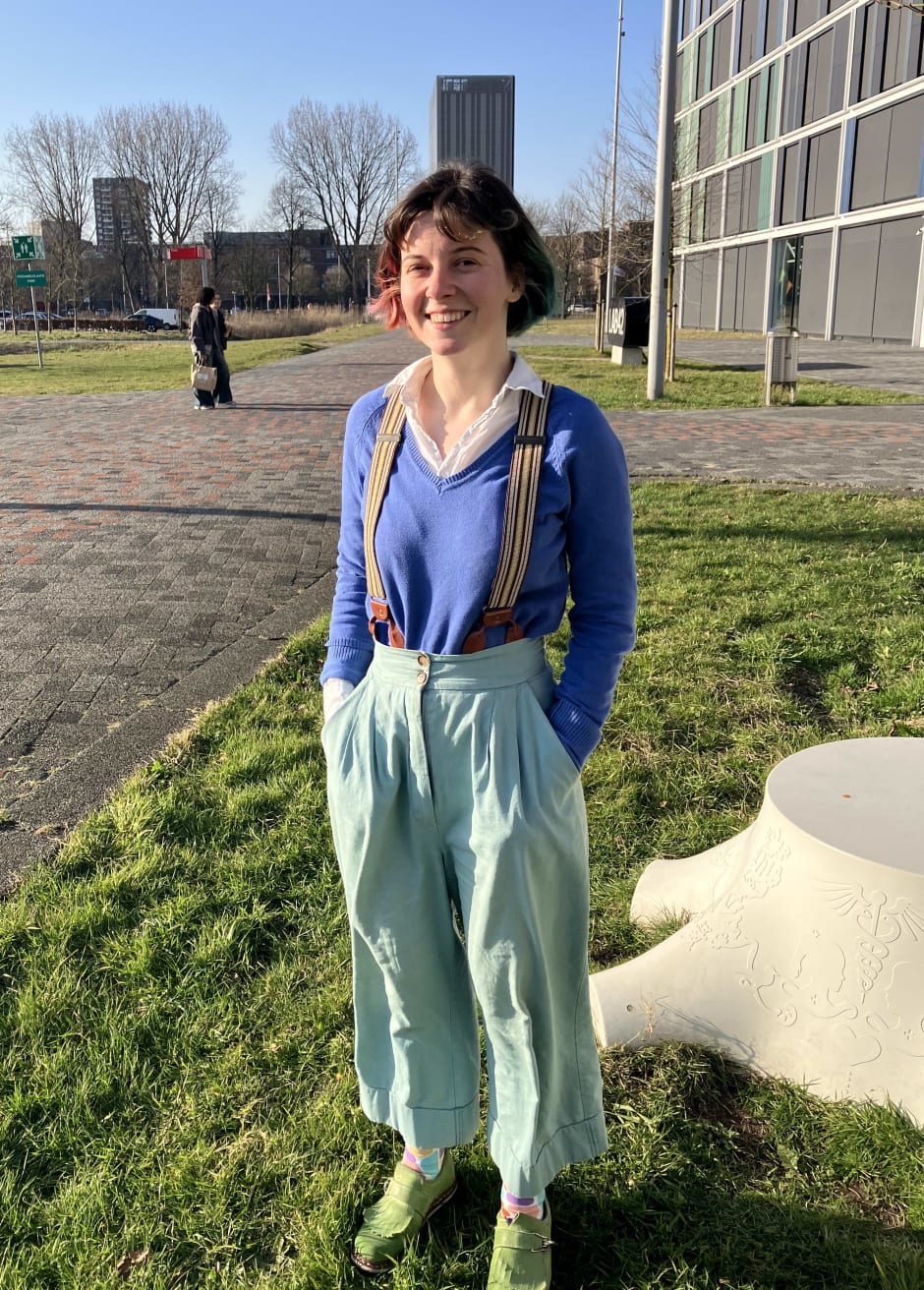 Student Venja Beck (25)