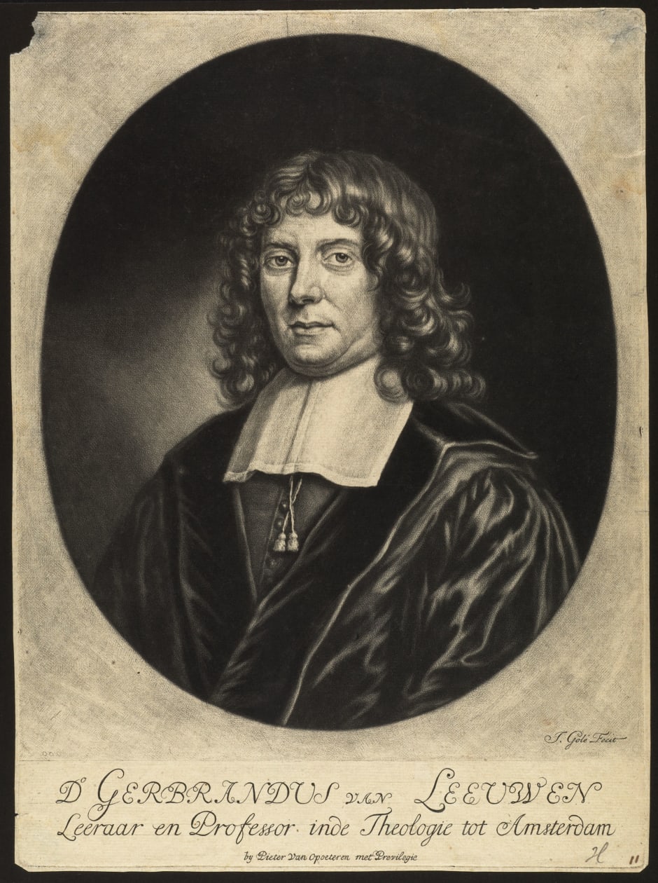 Gebrand van Leeuwen (1643-1721), gravure door Jacob Gole 