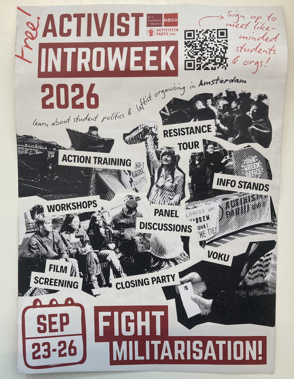 Flyer of the Activist Introweek 2026