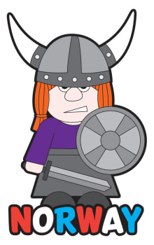 Magnet, sint vikingdame