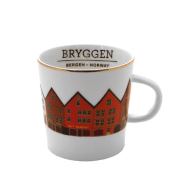 Krus Bryggen panorama hvit