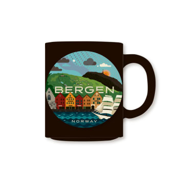 Krus svart Bergen