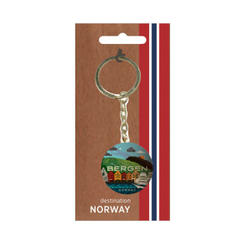 Nøkkelring glass Bergen