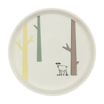 Porselen fat med geit pastell