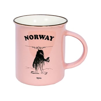 Krus stort rosa troll