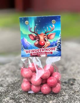 Reindeer nose lakris sjokolade 100g
