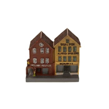 Bryggen minihus Bryggen Husflid 4cm