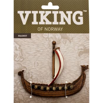 Vikingskip 10 cm, magnet