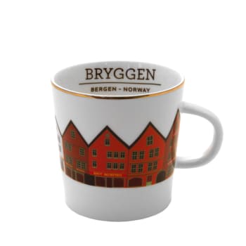 Krus Bryggen panorama hvit