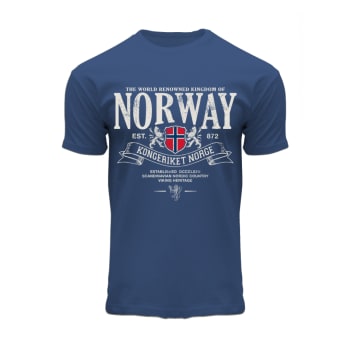 T-skjorte Superior Norway Denim Blue