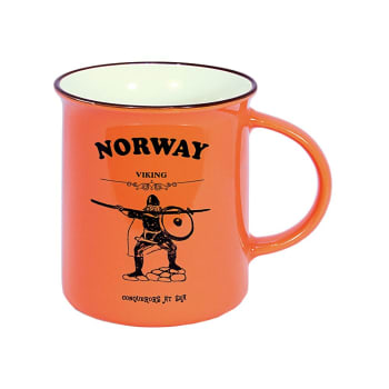 Krus stort orange viking