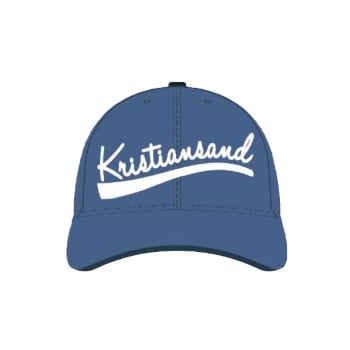 Caps Kristiansand blå solid