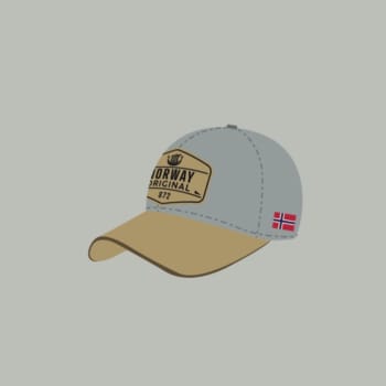 Cap Norway Cork Light Grey