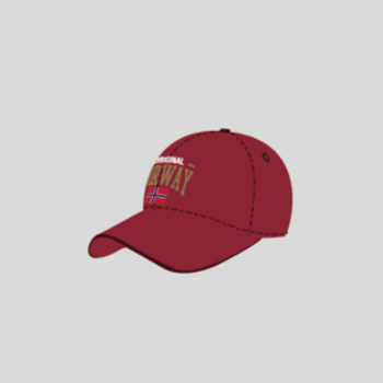Cap Norway Vintage Burgundy/Gold